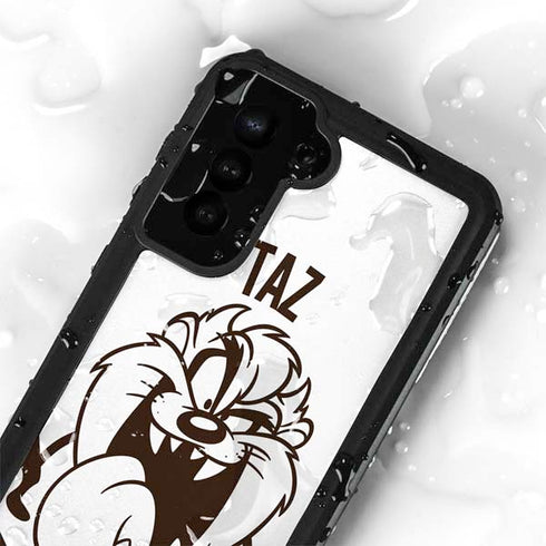 Looney Tunes Taz Big Head Galaxy S24 Plus Waterproof Case